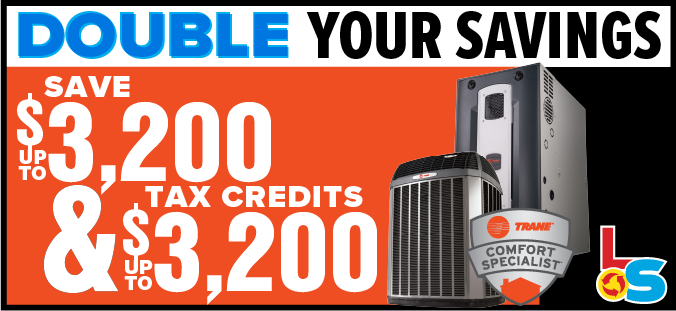 Double savings HVAC promo June 2025
