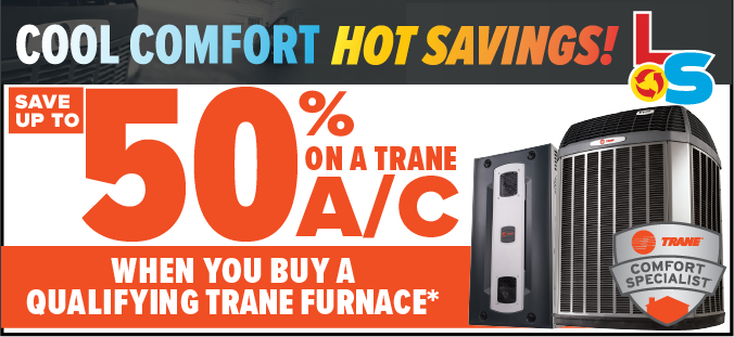 Cool summer, hot savings Trane HVAC promo
