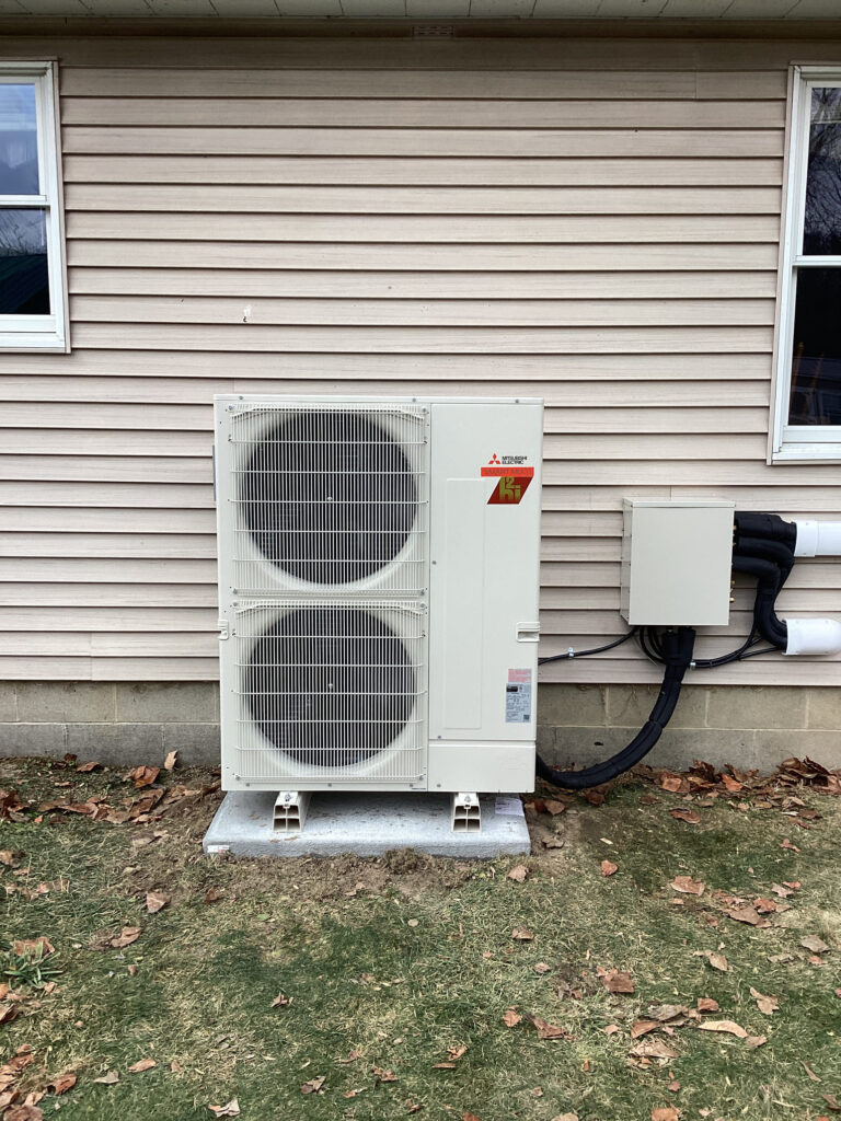 Outdoor Mitsubishi Ductless System