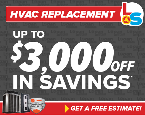 HVAC replacement up to $3000 off