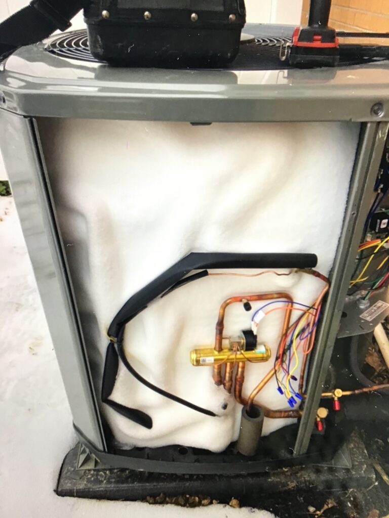 Frozen AC Coil