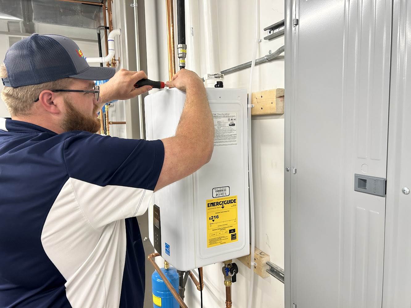 Water heater maintenance services