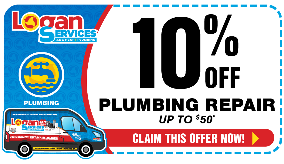 10% off plumbing repair up to $50