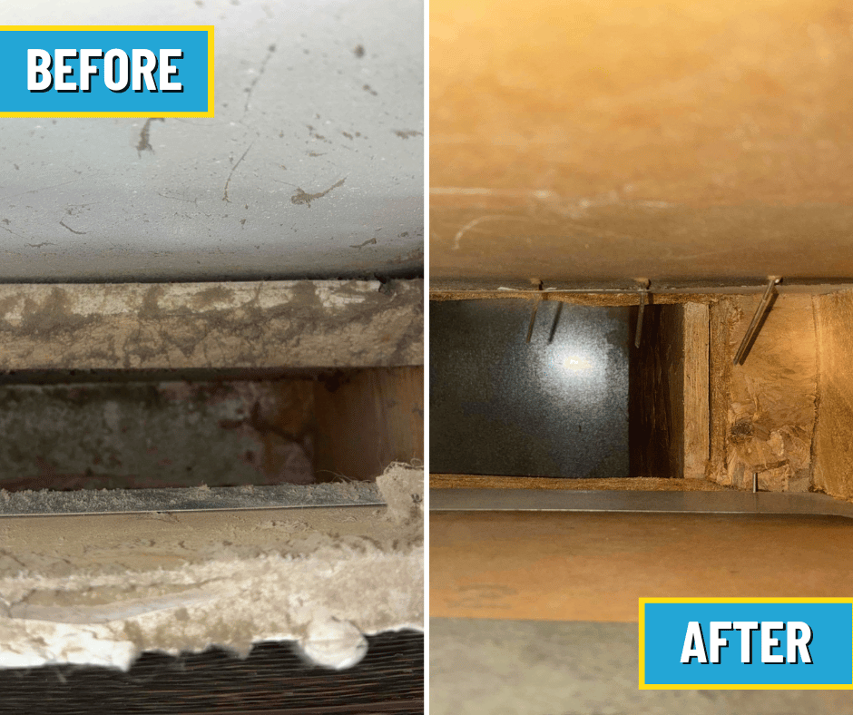 Duct cleaning in Powell, OH, by Logan Services Indoor Air Quality specialists