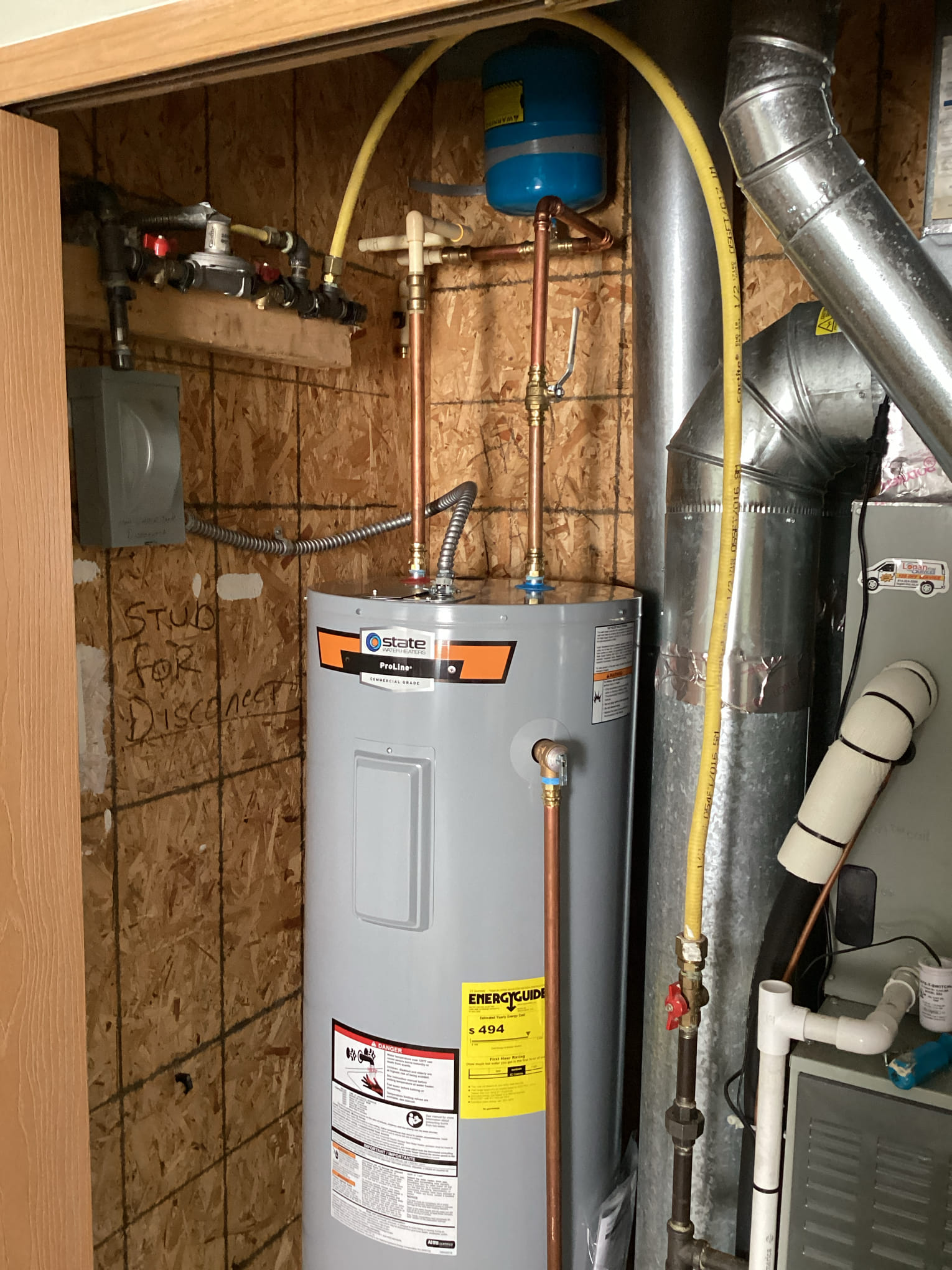Water Heater Install