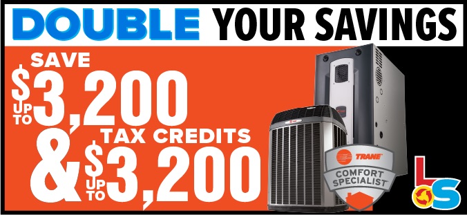 Double savings HVAC promo June 2025