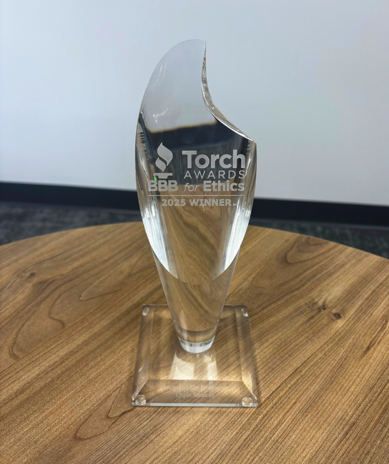 BBB Torch Award for Ethics 2025 presented to Logan Services