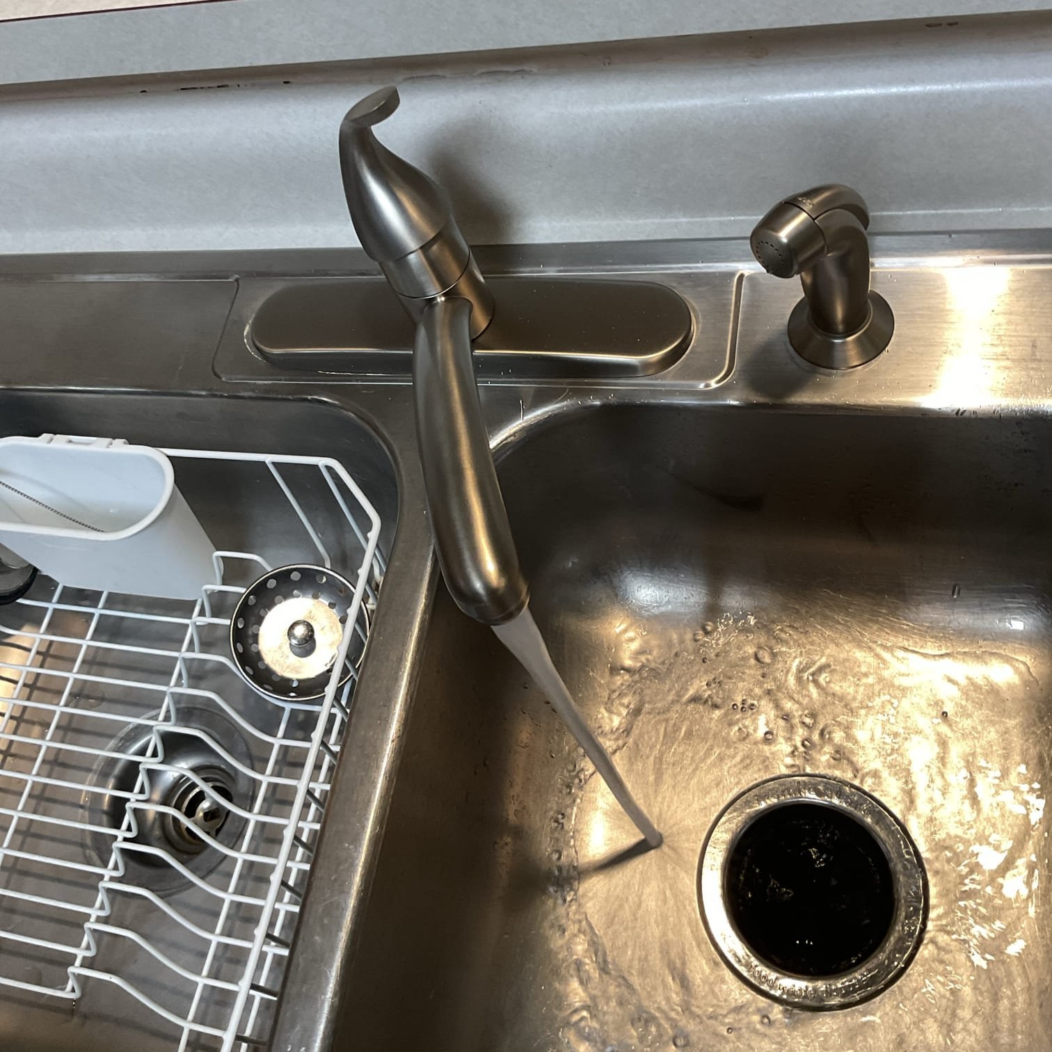 Kitchen sink replacement in Hamilton, OH, by Logan Services.
