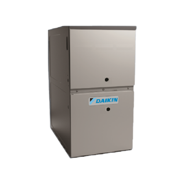Image of Daikin DR80TC furnace, ideal for tight-space installations.