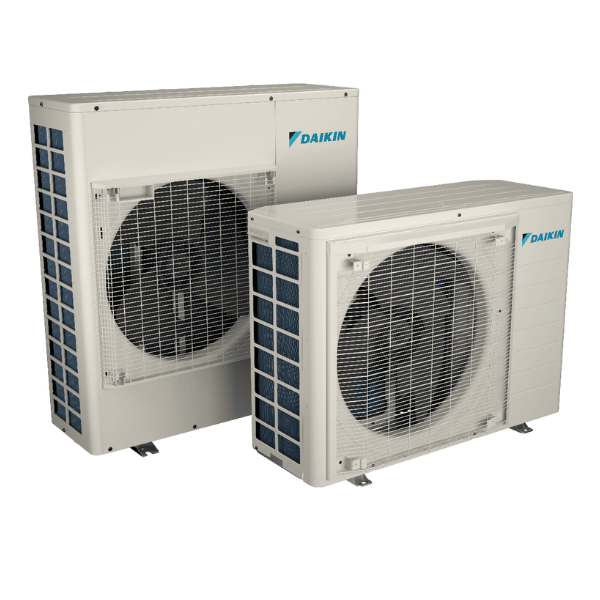 Image of Daikin FIT DH7VS heat pump, a sleek unit designed for efficient, quiet operation.