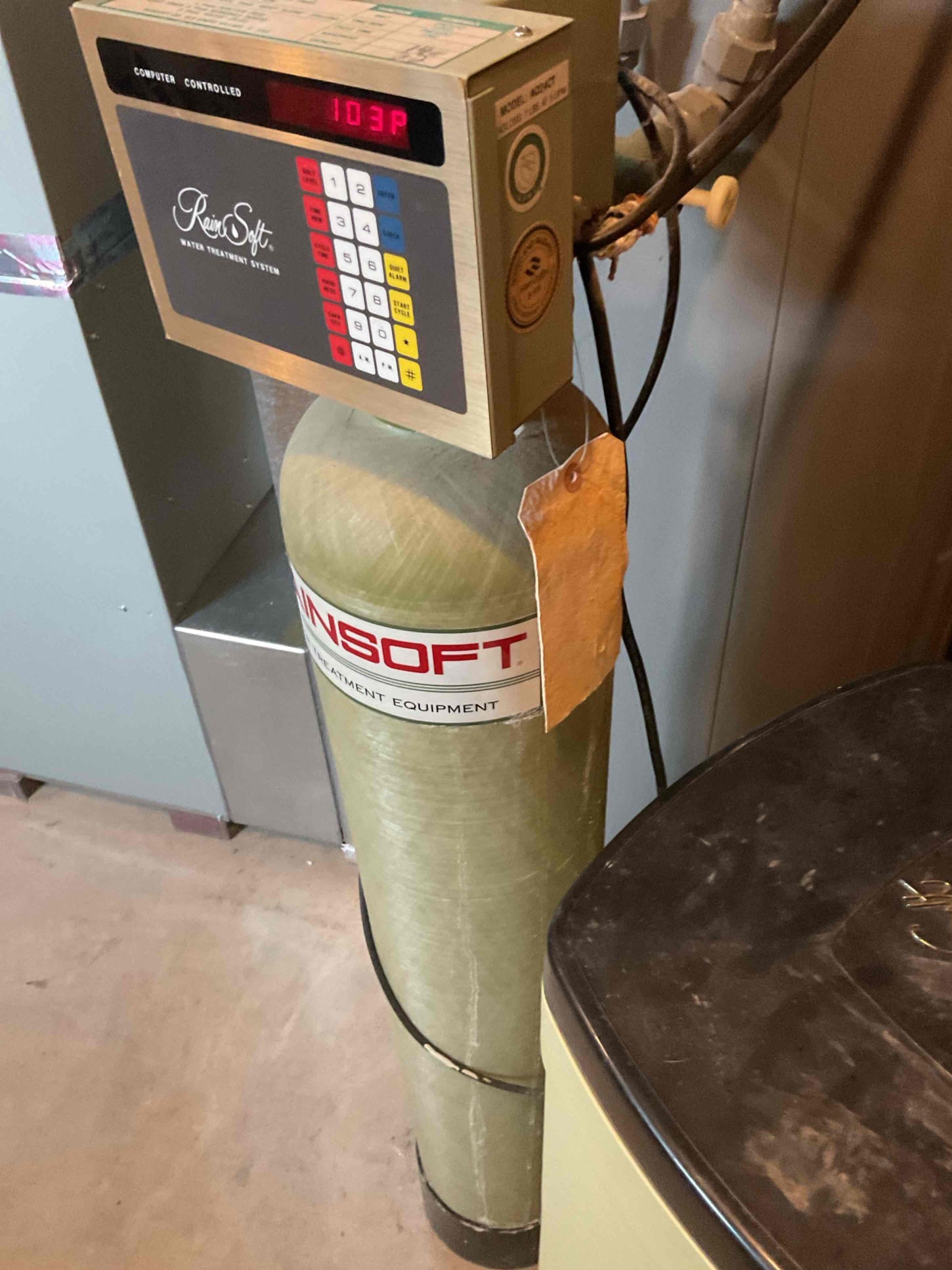 Rain Soft water softener replaced by Logan Services in Cincinnati, OH.