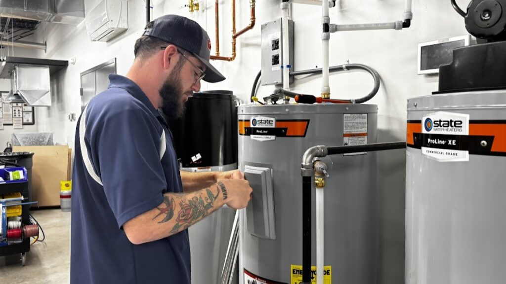 Expert water heater repair and installation in Troy, OH, by Logan Services. All plumbers are professionally trained in-house for trusted, reliable service.