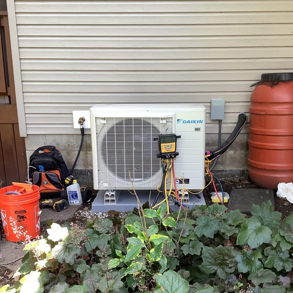 SEER2 Daikin FIT installed in Columbus, OH, by Logan Services.