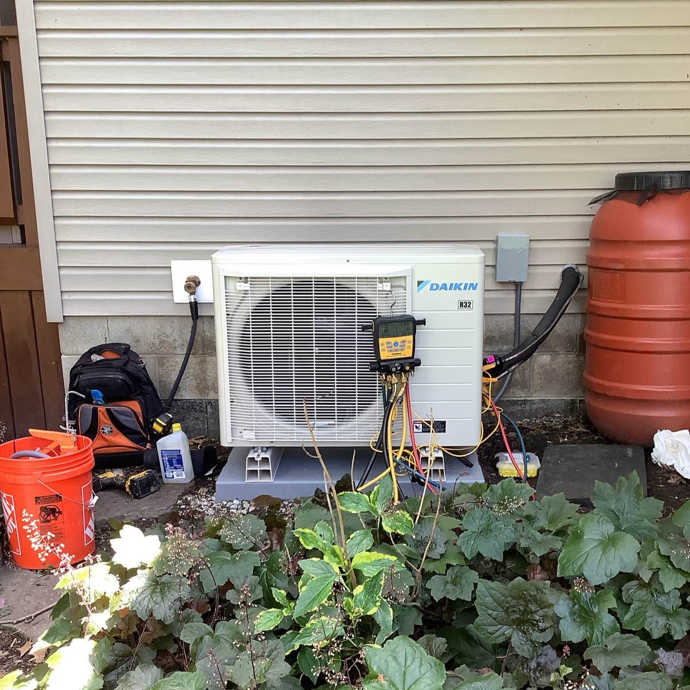 SEER2 Daikin FIT installed in Columbus, OH, by Logan Services.