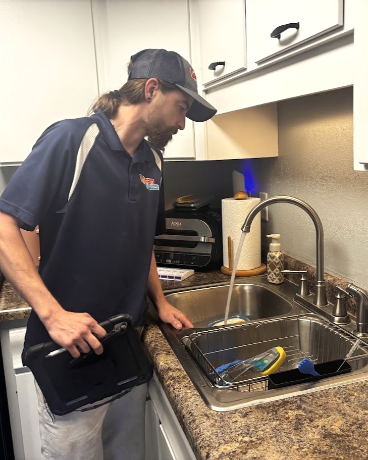 Expert leak detection and repair in Kettering, OH by Logan Services. We fix kitchen, bathroom, pipe, and utility leaks fast.