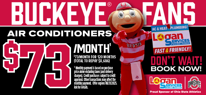 $73 HVAC promo OSU Buckeyes