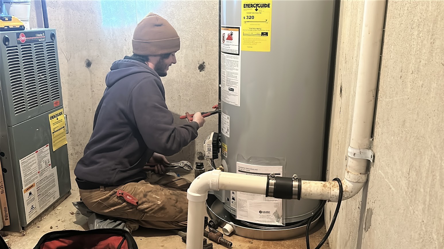 Water heater repair & installation in Miamisburg. Logan Services handles tank, tankless & hybrid systems. Free estimates available.