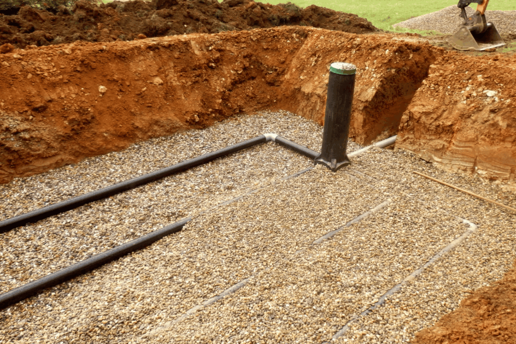 French drain system