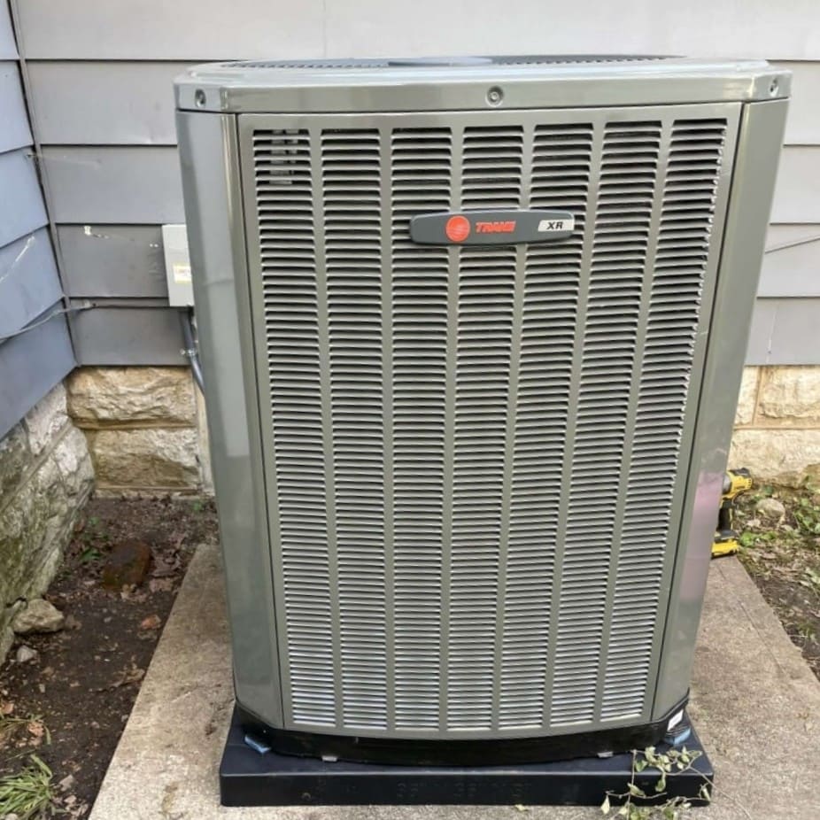 Trane AC unit installed by Logan Services in Cincinnati, OH.