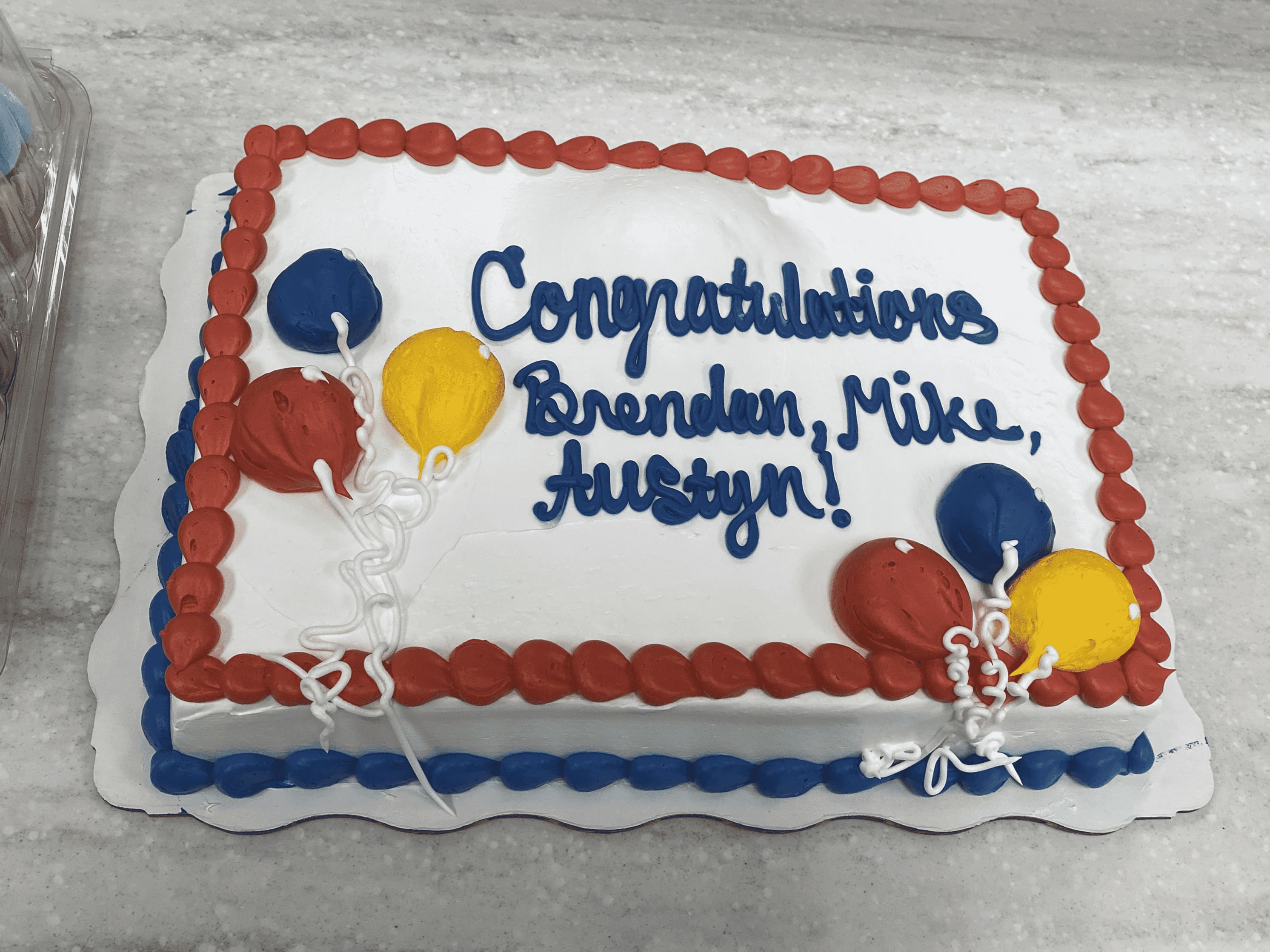 HVAC installation graduation cake