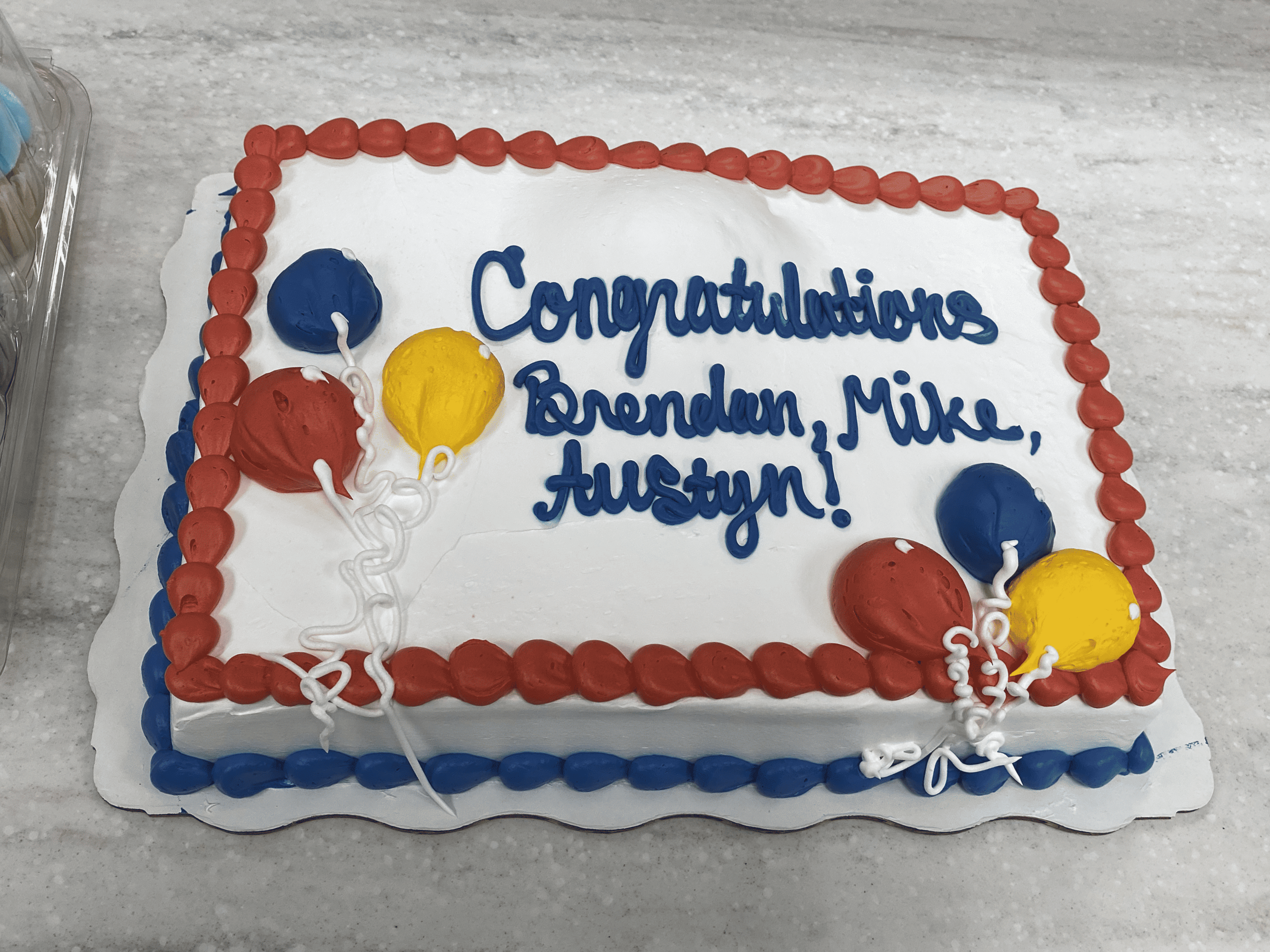 HVAC installation graduation cake