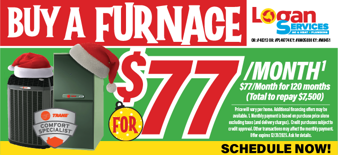 Get a new Trane furnace for $77/month!