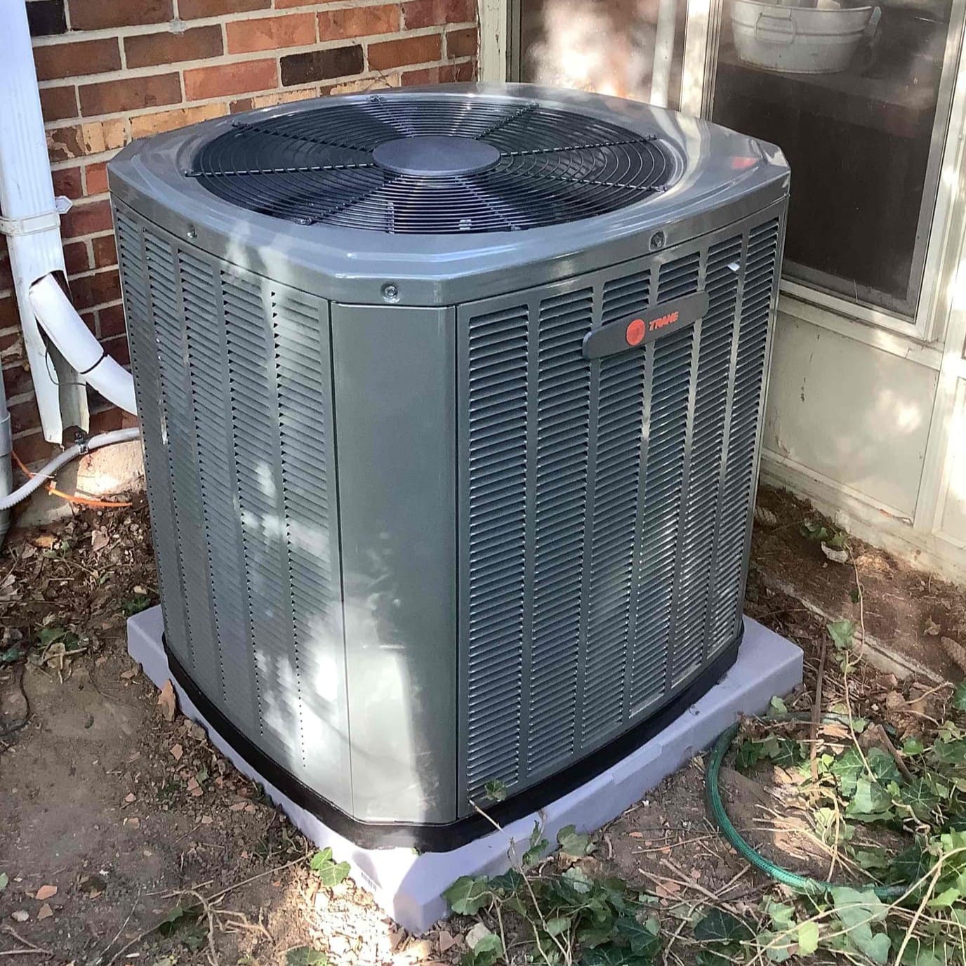 Trane AC unit installed by Logan Services in Huber Heights.