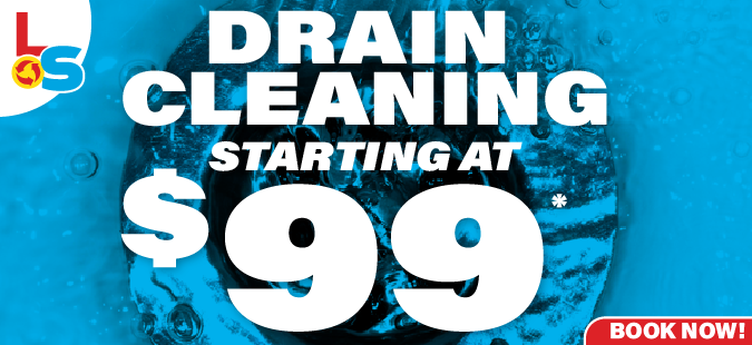 Drain cleaning starting at $99