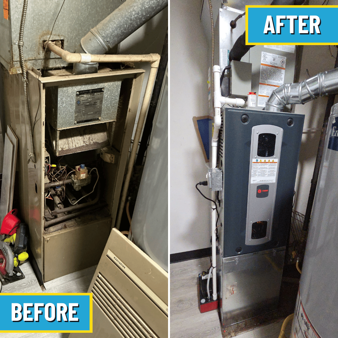 Furnace replacement in Columbus, OH, by Logan Services.