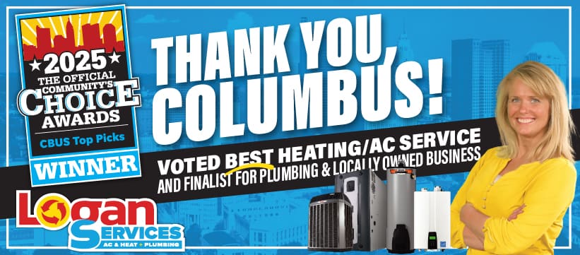 Logan Services voted best place to buy AC & Heat in CBUS Top Picks 2025