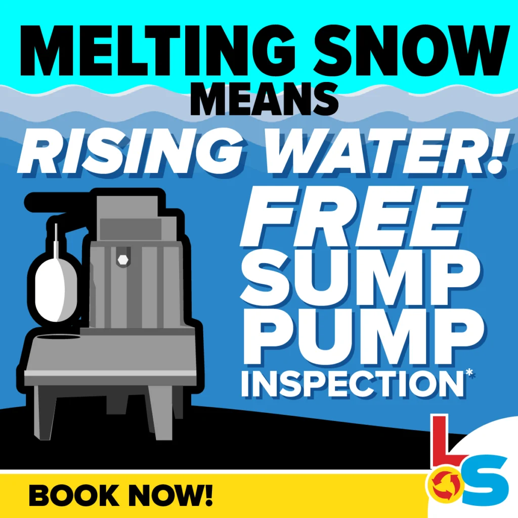 Free sump pump inspection with Logan Services - offer valid Feb 2026