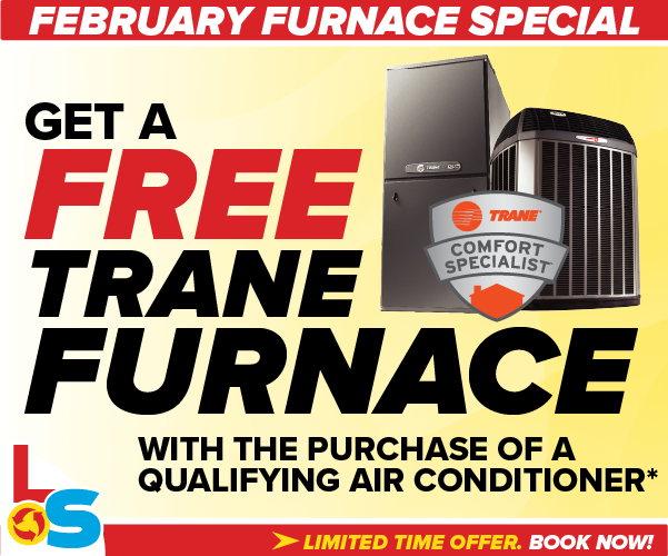 Free Trane furnace with purchase of a qualifying air conditioner promo