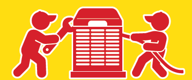 HVAC Repair Icon Illustration