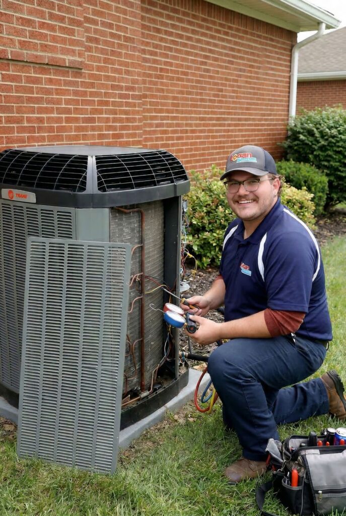 Logan Services AC tune up in Columbus