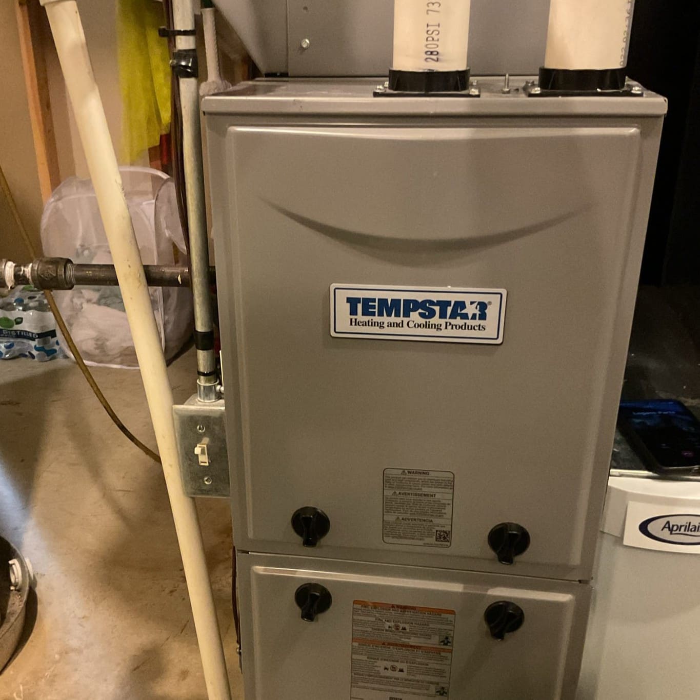 Furnace repaired by Logan Services HVAC technician