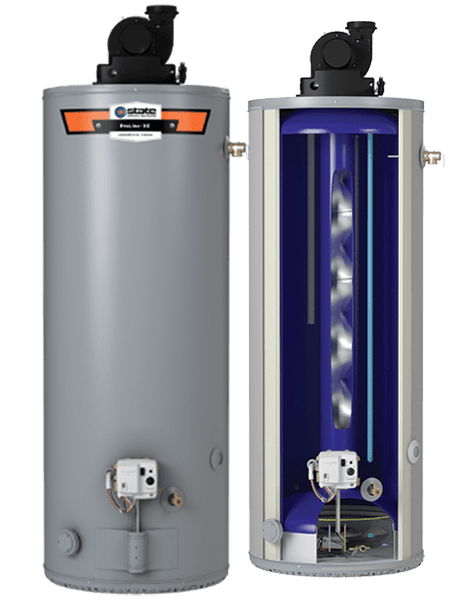 State power vented water heater