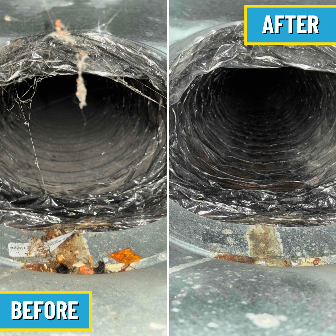 Duct cleaning performed by Logan Services