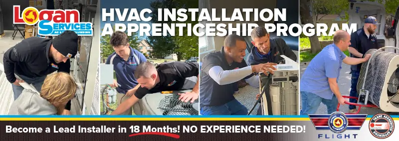 Become a lead installer in just 18 months at the Logan Services apprenticeship program