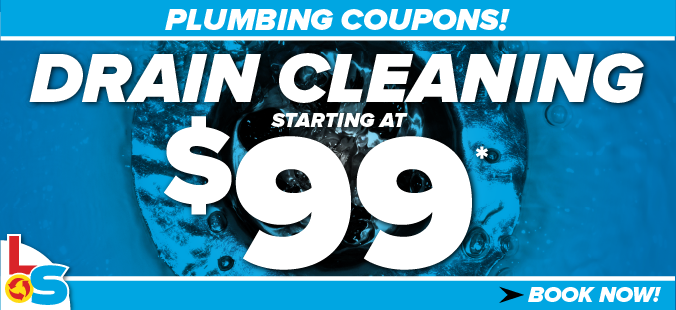 Drain cleaning starting at $99
