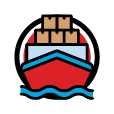 Supply chain icon