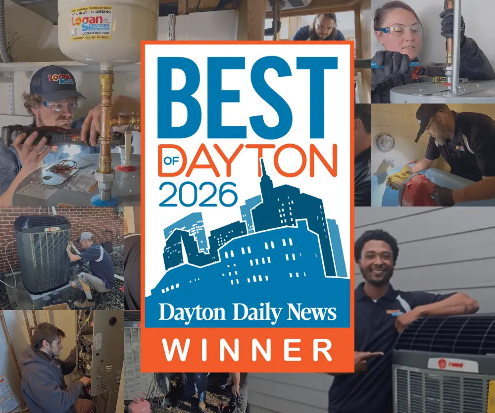 Logan Services wins Best of Dayton 2026: Plumbing and HVAC Company
