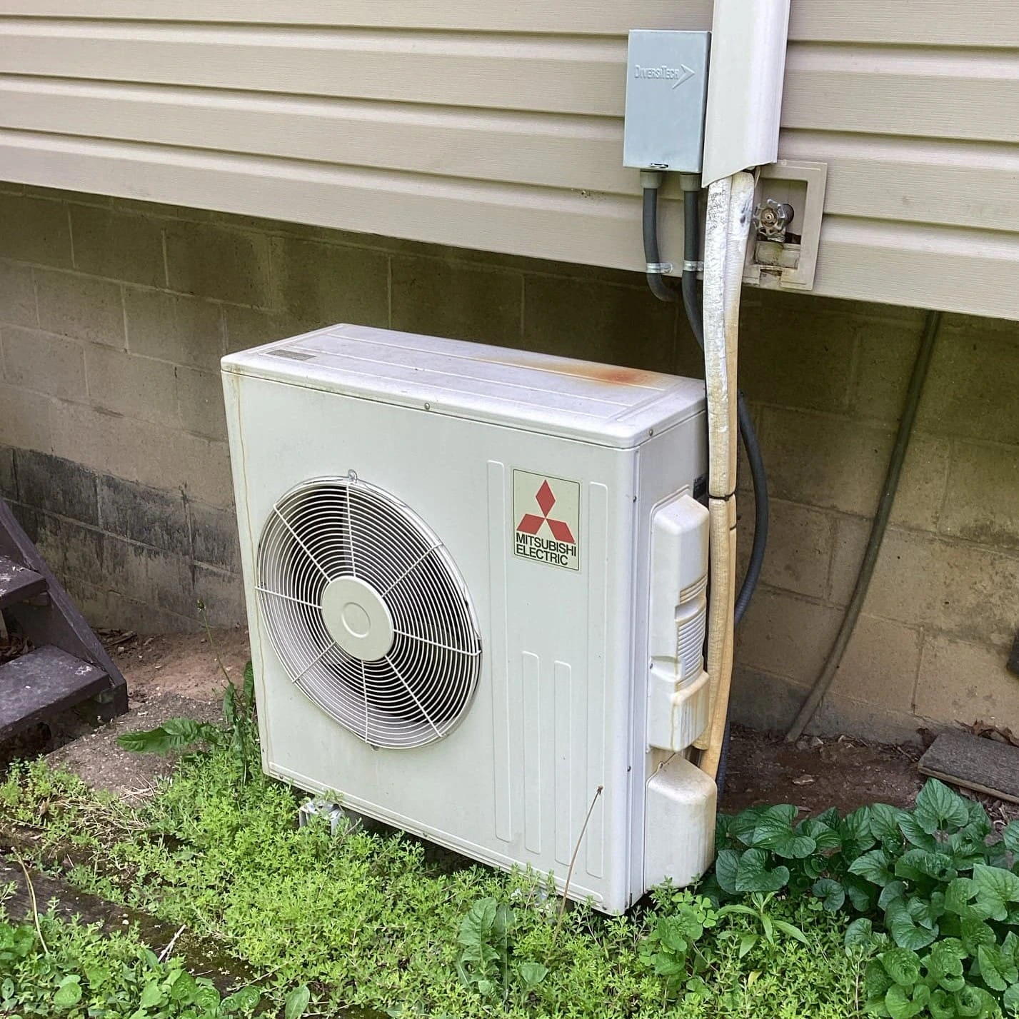 Mitsubishi AC unit installed by Logan Services in Dayton, OH