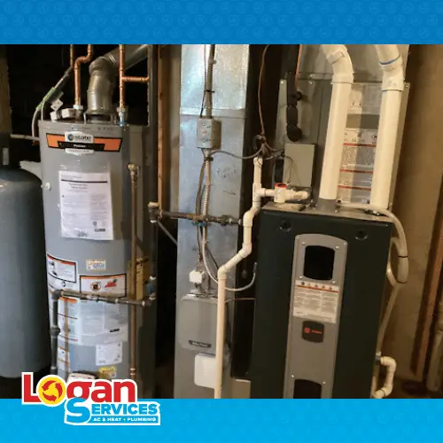 Water heater and furnace installed in Dayton, OH, by Logan Services