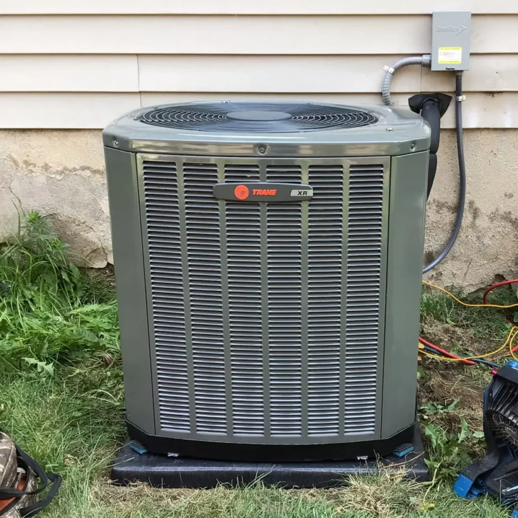 Trane AC unit installed by Logan Services in Cincinnati