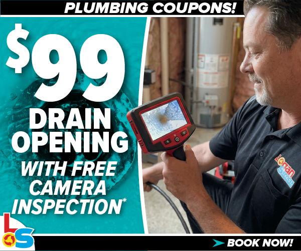 $99 Drain Opening with Free Camera Inspection from Logan Services