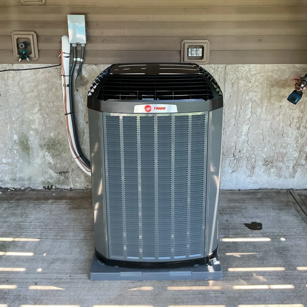 Trane AC installed by Logan Services in Cincinnati