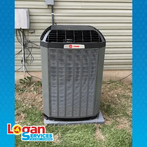 Trane AC unit installed in Dayton, OH, by Logan Services