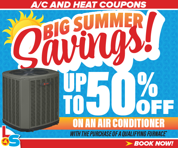 50% off Trane AC with Purchase of Furnace