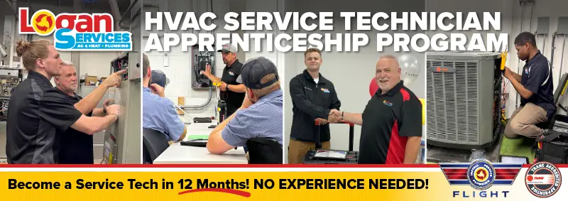 Logan Services apprenticeship program website banner