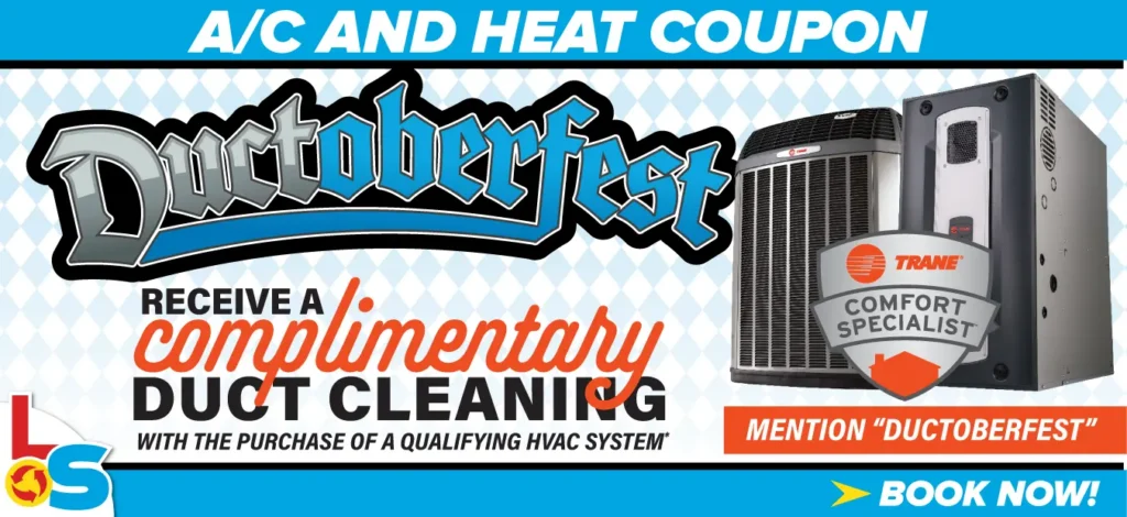 Receive a FREE duct cleaning with purchase of a new Trane system